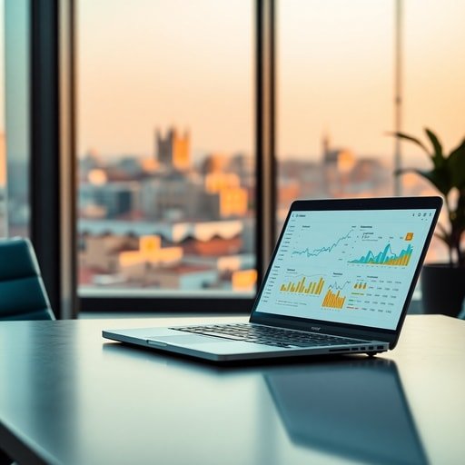 {"prompt":"A high-tech workspace in a modern Moroccan office setting. On a sleek desk, a high-end laptop displays complex SEO data visualizations, colorful heatmaps, and performance graphs (Core Web Vitals). In the background, through a large window, a soft-focus view of a Moroccan cityscape like Casablanca or Marrakech with warm, golden hour sunlight. The color palette consists of professional blues and teals contrasted with warm amber tones. The mood is professional, sophisticated, and technologically advanced. Cinematic lighting with shallow depth of field.","originalPrompt":"A high-tech workspace in a modern Moroccan office setting. On a sleek desk, a high-end laptop displays complex SEO data visualizations, colorful heatmaps, and performance graphs (Core Web Vitals). In the background, through a large window, a soft-focus view of a Moroccan cityscape like Casablanca or Marrakech with warm, golden hour sunlight. The color palette consists of professional blues and teals contrasted with warm amber tones. The mood is professional, sophisticated, and technologically advanced. Cinematic lighting with shallow depth of field.","width":512,"height":512,"seed":42,"model":"flux","safe":false,"quality":"medium","image":[],"transparent":false,"reasoning":"balanced","audio":true,"dimensionsExplicit":true,"isMature":false,"isChild":false,"trackingData":{"actualModel":"flux","usage":{"completionImageTokens":1,"totalTokenCount":1}}}