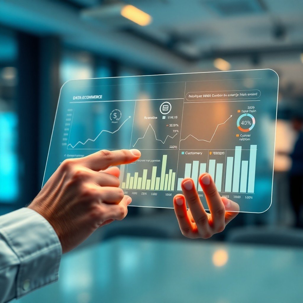 Analyse des données de performance et tableau de bord détaillé dans le cadre d'une étude de cas sur la croissance e-commerce.