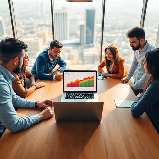 {"prompt":"A high-angle shot of a modern, sunlit office in Casablanca featuring a diverse team of Moroccan digital professionals collaborating around a large wooden table. In the center, a sleek laptop displays a colorful analytics dashboard with upward trending graphs and the words 'SEO Strategy' visible. The background reveals a blurred view of the city skyline through a floor-to-ceiling window. The atmosphere is professional, innovative, and focused on growth, with warm natural lighting and tones of blue, white, and terracotta.","originalPrompt":"A high-angle shot of a modern, sunlit office in Casablanca featuring a diverse team of Moroccan digital professionals collaborating around a large wooden table. In the center, a sleek laptop displays a colorful analytics dashboard with upward trending graphs and the words 'SEO Strategy' visible. The background reveals a blurred view of the city skyline through a floor-to-ceiling window. The atmosphere is professional, innovative, and focused on growth, with warm natural lighting and tones of blue, white, and terracotta.","width":512,"height":512,"seed":42,"model":"flux","safe":false,"quality":"medium","image":[],"transparent":false,"reasoning":"balanced","audio":true,"dimensionsExplicit":true,"isMature":false,"isChild":false,"trackingData":{"actualModel":"flux","usage":{"completionImageTokens":1,"totalTokenCount":1}}}