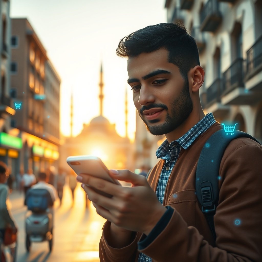 {"prompt":"A close-up, cinematic shot of a young Moroccan professional holding a smartphone with a glowing, futuristic mobile payment interface. The background is a bustling, sunlit street in modern Casablanca with the Hassan II Mosque faintly visible in the distance, blending traditional architecture with digital holographic overlays of shopping carts and connectivity lines. The lighting is warm golden hour mixed with cool blue digital hues, creating an optimistic and high-tech mood.","originalPrompt":"A close-up, cinematic shot of a young Moroccan professional holding a smartphone with a glowing, futuristic mobile payment interface. The background is a bustling, sunlit street in modern Casablanca with the Hassan II Mosque faintly visible in the distance, blending traditional architecture with digital holographic overlays of shopping carts and connectivity lines. The lighting is warm golden hour mixed with cool blue digital hues, creating an optimistic and high-tech mood.","width":1024,"height":1024,"seed":42,"model":"flux","safe":false,"quality":"medium","image":[],"transparent":false,"reasoning":"balanced","audio":true,"dimensionsExplicit":true,"has_nsfw_concept":false,"concept":null,"trackingData":{"actualModel":"flux","usage":{"completionImageTokens":1,"totalTokenCount":1}}}