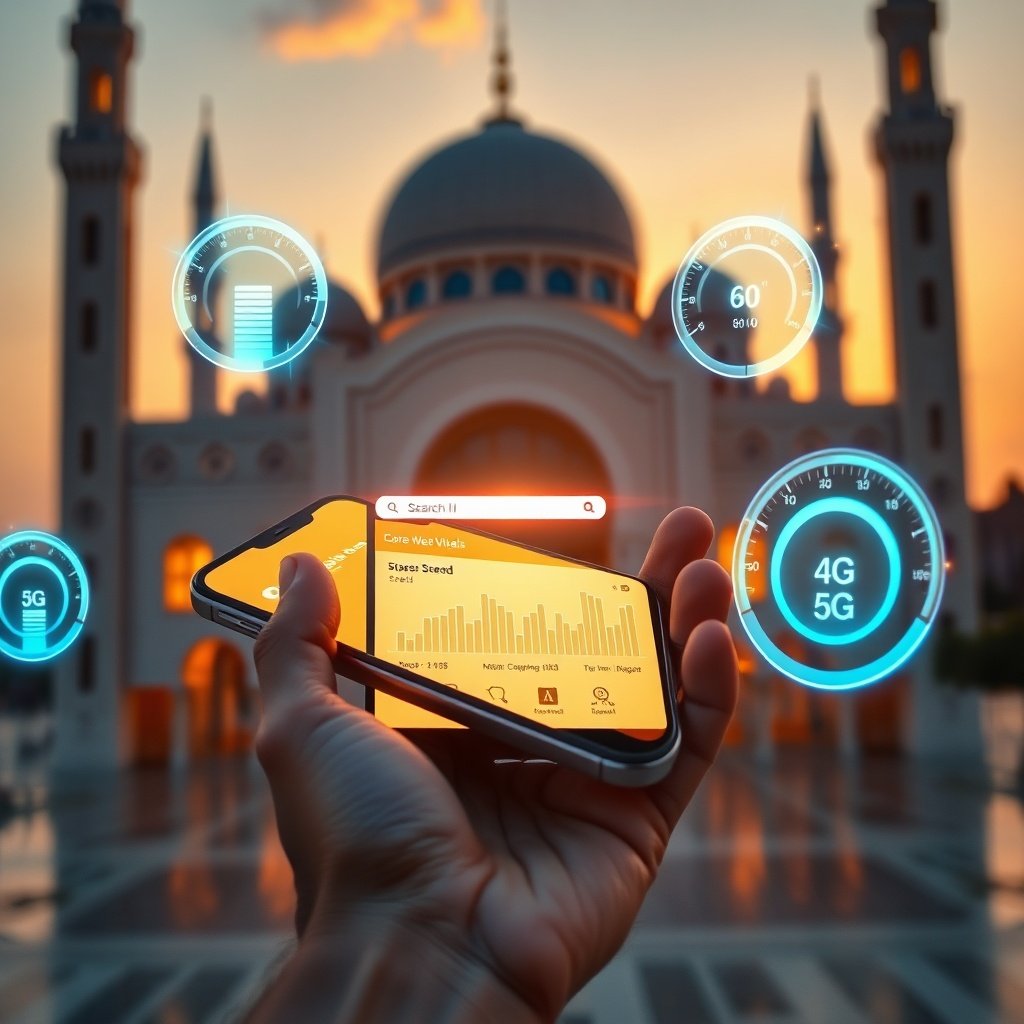 {"prompt":"A futuristic, high-angle shot of a sleek smartphone held against the backdrop of the modern Hassan II Mosque in Casablanca at sunset. The phone screen displays a glowing search interface with complex data visualization graphs representing Core Web Vitals and network speed. Floating holographic icons of 4G/5G signal bars and speedometers surround the device, symbolizing mobile-first indexing. The lighting is warm golden hour mixed with cool neon blue digital overlays. The mood is innovative, fast-paced, and technological.","originalPrompt":"A futuristic, high-angle shot of a sleek smartphone held against the backdrop of the modern Hassan II Mosque in Casablanca at sunset. The phone screen displays a glowing search interface with complex data visualization graphs representing Core Web Vitals and network speed. Floating holographic icons of 4G/5G signal bars and speedometers surround the device, symbolizing mobile-first indexing. The lighting is warm golden hour mixed with cool neon blue digital overlays. The mood is innovative, fast-paced, and technological.","width":1024,"height":1024,"seed":42,"model":"flux","safe":false,"quality":"medium","image":[],"transparent":false,"reasoning":"balanced","audio":true,"dimensionsExplicit":true,"has_nsfw_concept":false,"concept":null,"trackingData":{"actualModel":"flux","usage":{"completionImageTokens":1,"totalTokenCount":1}}}