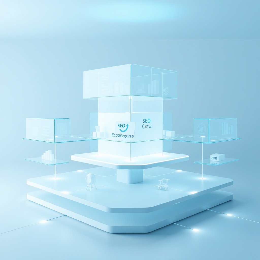 {"prompt":"A modern, minimalist 3D illustration of a digital e-commerce platform structured like a clean, multi-level architectural blueprint. Floating glass panels represent product categories, subcategories, and individual items, connected by luminous pathways symbolizing internal linking and site hierarchy. The scene features a central hub labeled with abstract SEO and crawl symbols, surrounded by soft geometric shapes. Colors: Cool slate blue, crisp white, and subtle electric cyan accents. Mood: Precise, organized, and technologically advanced. Lighting: Diffused overhead studio lighting with soft glowing edges highlighting the network connections, creating a sense of depth and clarity.","originalPrompt":"A modern, minimalist 3D illustration of a digital e-commerce platform structured like a clean, multi-level architectural blueprint. Floating glass panels represent product categories, subcategories, and individual items, connected by luminous pathways symbolizing internal linking and site hierarchy. The scene features a central hub labeled with abstract SEO and crawl symbols, surrounded by soft geometric shapes. Colors: Cool slate blue, crisp white, and subtle electric cyan accents. Mood: Precise, organized, and technologically advanced. Lighting: Diffused overhead studio lighting with soft glowing edges highlighting the network connections, creating a sense of depth and clarity.","width":1024,"height":1024,"seed":42,"model":"black-forest-labs/flux.1-schnell","safe":false,"quality":"medium","image":[],"transparent":false,"reasoning":"balanced","audio":true,"dimensionsExplicit":true,"has_nsfw_concept":false,"concept":null,"trackingData":{"actualModel":"black-forest-labs/flux.1-schnell","usage":{"completionImageTokens":1,"totalTokenCount":1}}}