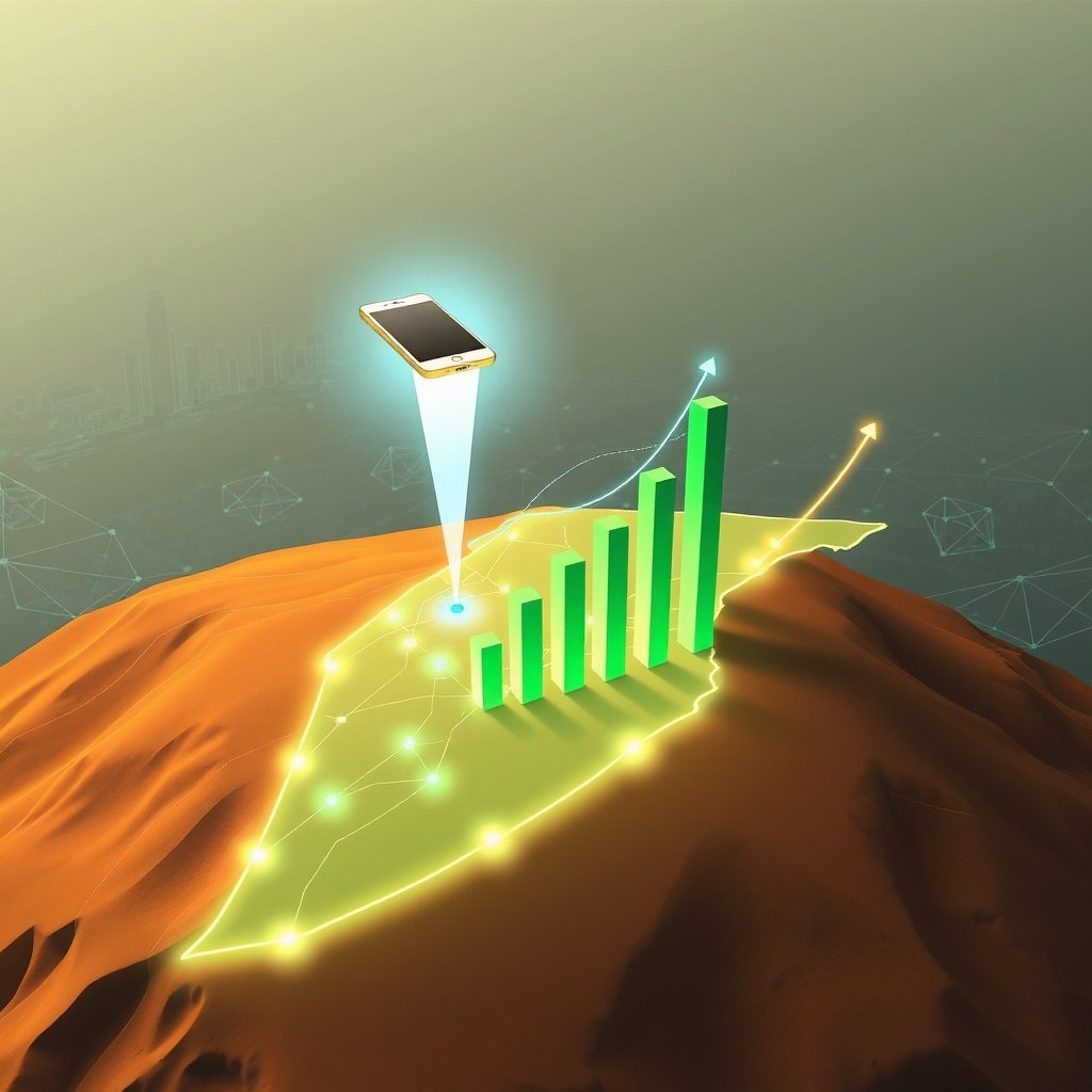 Visualisation d'une stratégie Google Ads Maroc axée sur la recherche locale, l'attribution hors ligne et la croissance durable du retour sur investissement
