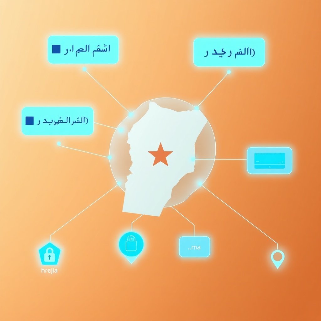 {"prompt":"A modern digital illustration depicting an SEO strategy hub centered around a stylized, semi-transparent map of Morocco. Floating around the map are clean interface elements: language tags displaying French, Modern Arabic script, and Darija characters, interconnected by luminous cyan network lines representing hreflang protocols. Subtle technical icons hover below, including a secure server node, a .ma domain badge, and location pins marking local business profiles. The background features a smooth gradient blending warm terracotta and sandy beige with cool tech blue, creating a professional yet culturally grounded atmosphere. Soft directional lighting highlights the central map, while ambient digital glows add depth to the floating elements. Clean, minimalist vector style with photorealistic lighting effects.","originalPrompt":"A modern digital illustration depicting an SEO strategy hub centered around a stylized, semi-transparent map of Morocco. Floating around the map are clean interface elements: language tags displaying French, Modern Arabic script, and Darija characters, interconnected by luminous cyan network lines representing hreflang protocols. Subtle technical icons hover below, including a secure server node, a .ma domain badge, and location pins marking local business profiles. The background features a smooth gradient blending warm terracotta and sandy beige with cool tech blue, creating a professional yet culturally grounded atmosphere. Soft directional lighting highlights the central map, while ambient digital glows add depth to the floating elements. Clean, minimalist vector style with photorealistic lighting effects.","width":1024,"height":1024,"seed":42,"model":"black-forest-labs/flux.1-schnell","safe":false,"quality":"medium","image":[],"transparent":false,"reasoning":"balanced","dimensionsExplicit":true,"has_nsfw_concept":false,"concept":null,"trackingData":{"actualModel":"black-forest-labs/flux.1-schnell","usage":{"completionImageTokens":1,"totalTokenCount":1}}}